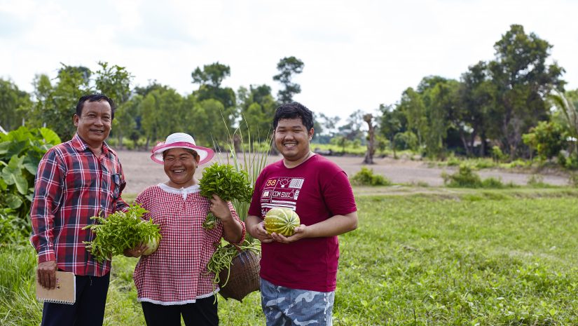 Orapin en haar man Sukon en jongste zoon