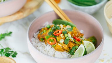 Thaise gele curry met jackfruit