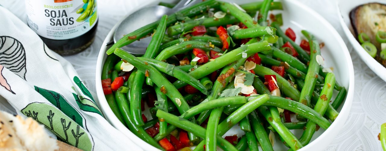 Fairtrade Original sajoer boontjes recept